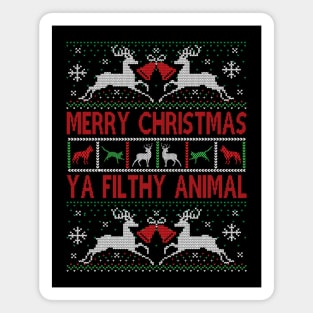 Merry christmas ya filthy animal Magnet